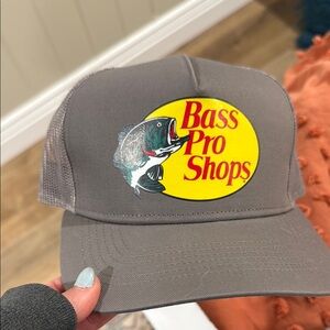 Bass Pro Shops Gray Trucker Hat